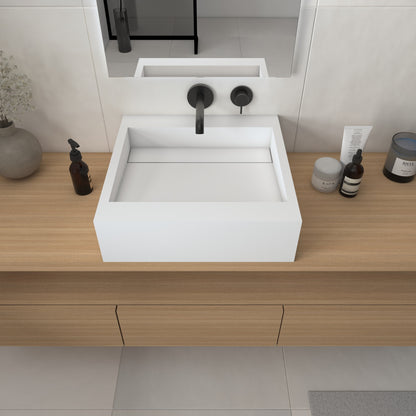 Júpiter Essence Edge - Lavatório Suspenso | Tamanho Mini em Corian®