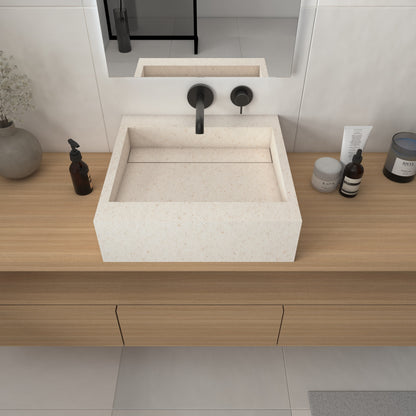 Júpiter Essence Edge - Lavatório Suspenso | Tamanho Mini em Corian®