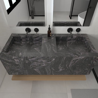 Júpiter Prestige Deep - Lavatório Duplo Suspenso em Corian®