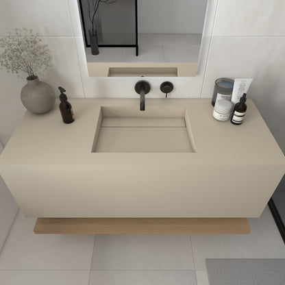 Júpiter Prestige Deep - Lavatório Simples Suspenso em Corian®