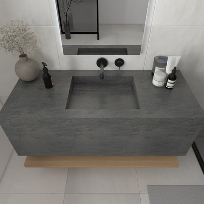 Júpiter Prestige Deep - Lavatório Simples Suspenso em Corian®