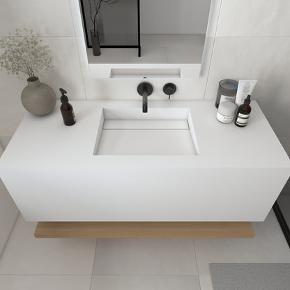 Júpiter Prestige Deep - Lavatório Simples Suspenso em Corian®