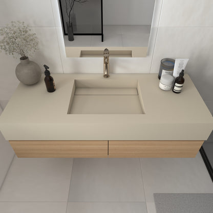 Júpiter Prestige Edge - Lavatório Simples Suspenso em Corian®