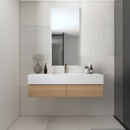 Júpiter Prestige Edge - Lavatório Simples Suspenso em Corian®