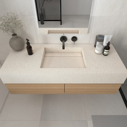 Júpiter Prestige Edge - Lavatório Simples Suspenso em Corian®