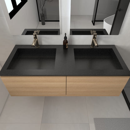 Júpiter Prestige - Lavatório Duplo Suspenso em Corian®