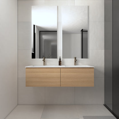 Júpiter Prestige - Lavatório Duplo Suspenso em Corian®