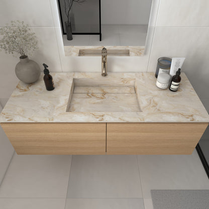 Júpiter Prestige - Lavatório Simples de Encastre em Corian®