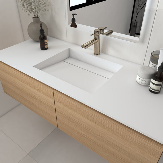 Júpiter Prestige - Lavatório Simples de Encastre em Corian®