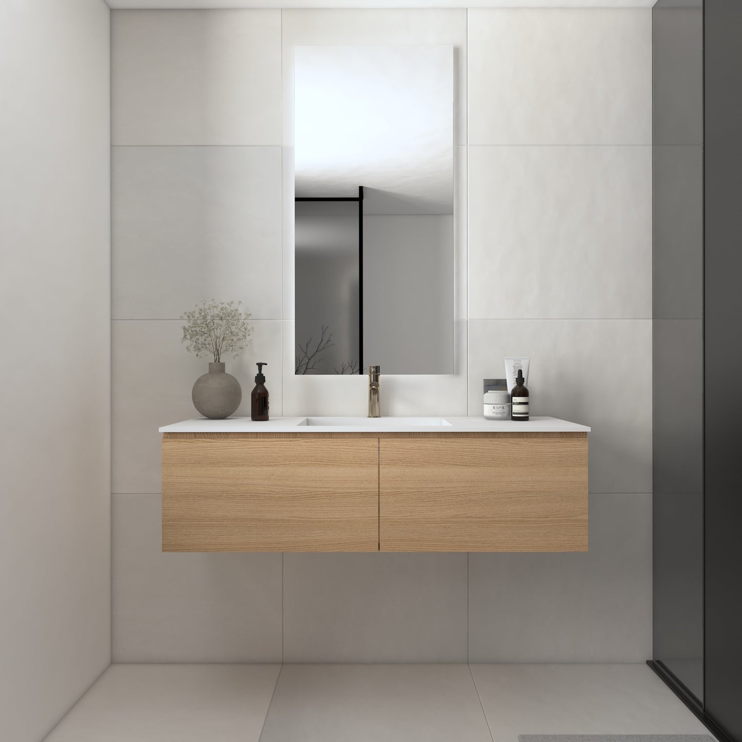 Júpiter Prestige - Lavatório Simples de Encastre em Corian®