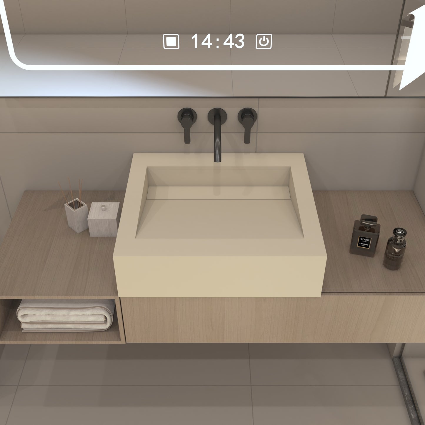 Nemesis Essence Edge - Vasque Suspendue | Format Mini en Corian®