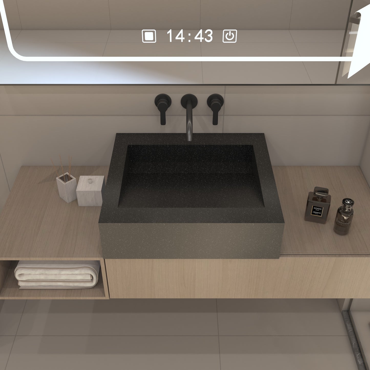 Nemesis Essence Edge - Vasque Suspendue | Format Mini en Corian®