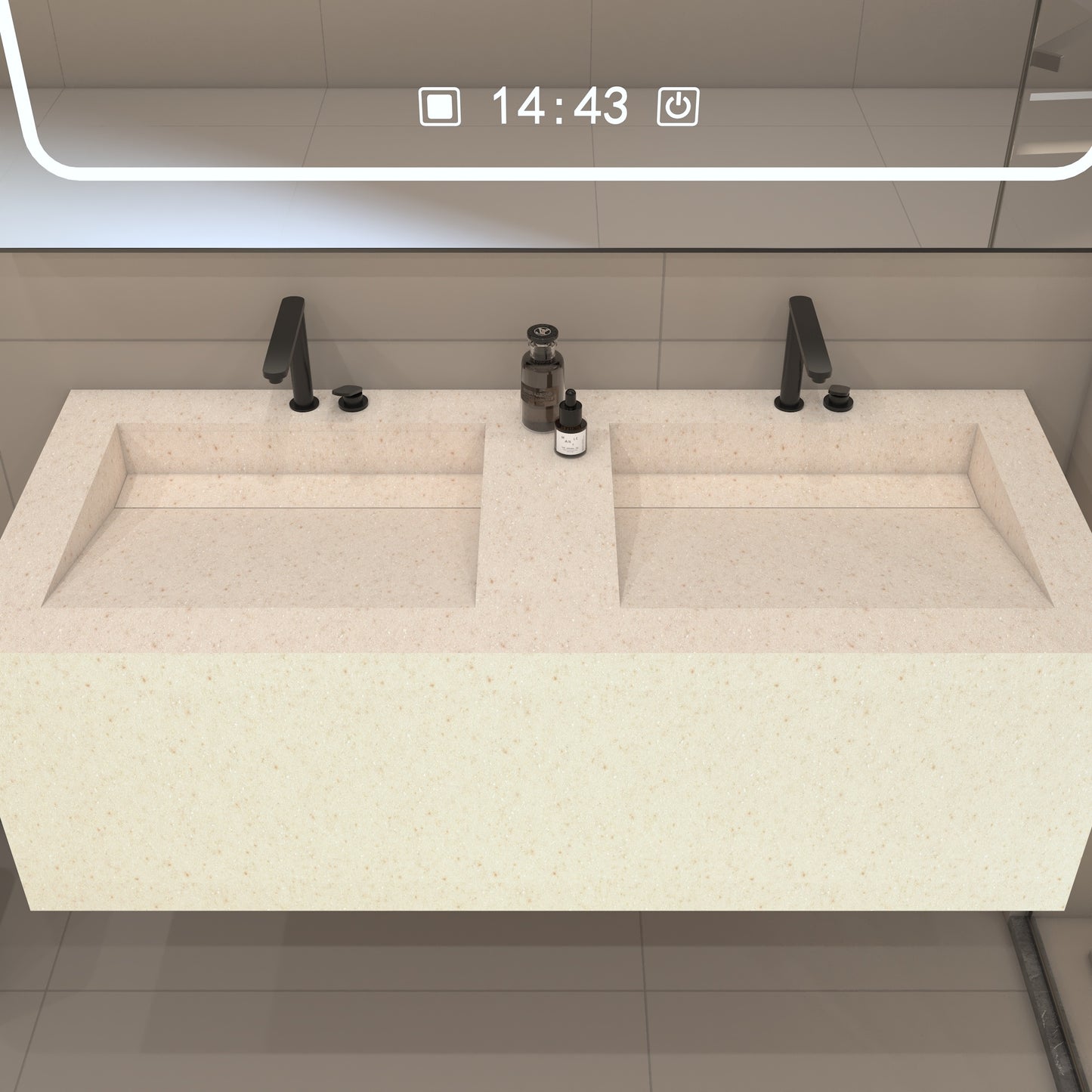 Nemesis Prestige Deep - Vasque Double Suspendue en Corian®