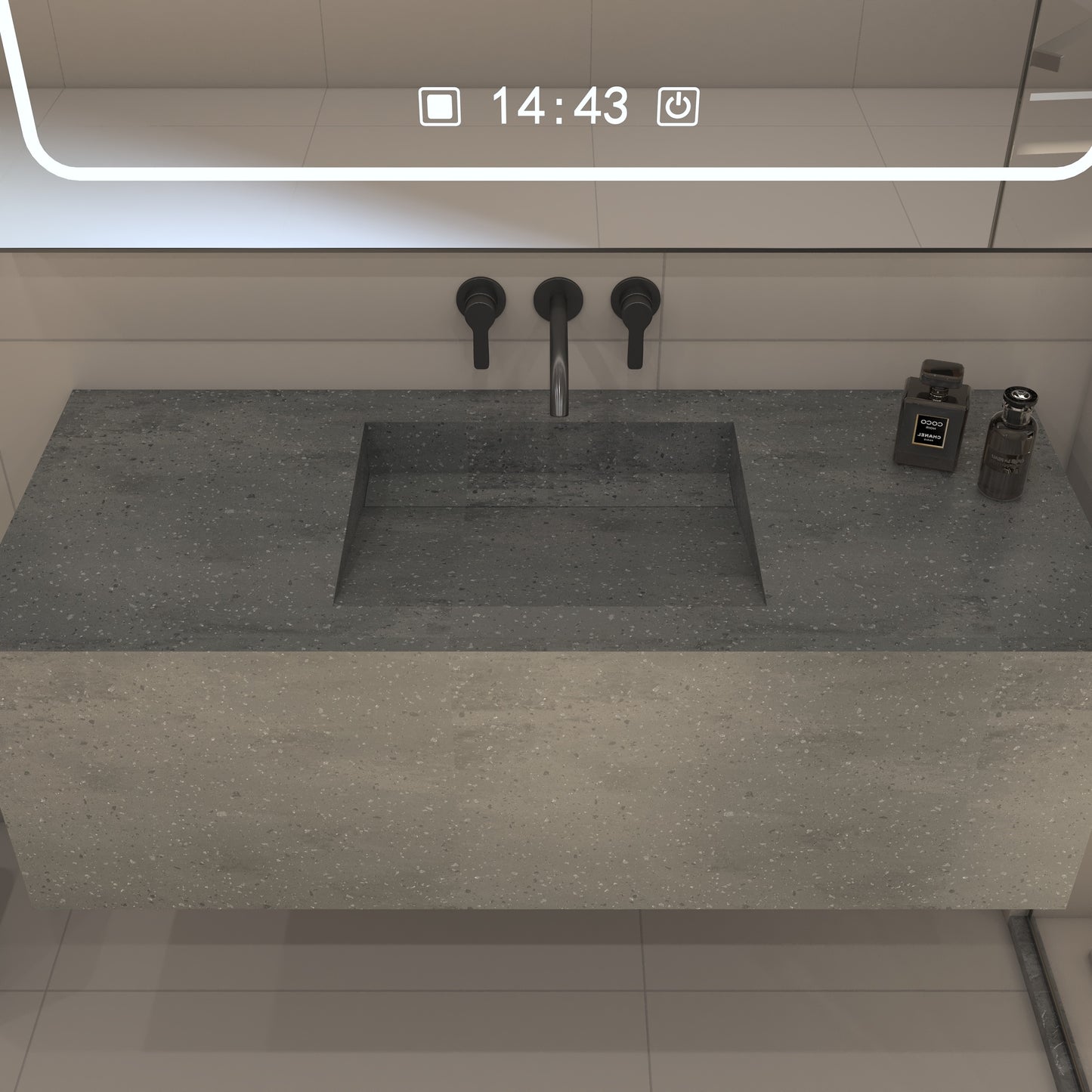Nemesis Prestige Deep - Vasque Simple Suspendue en Corian®