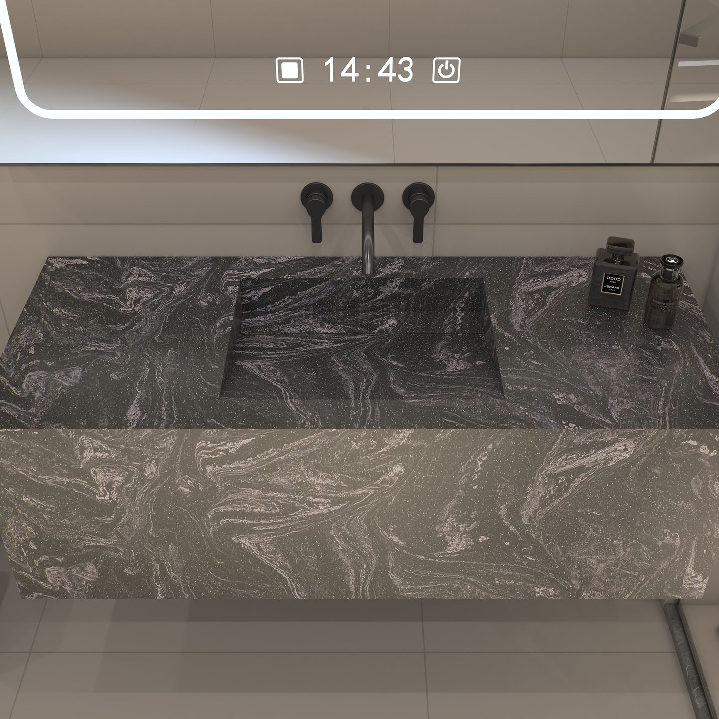 Nemesis Prestige Deep - Vasque Simple Suspendue en Corian®