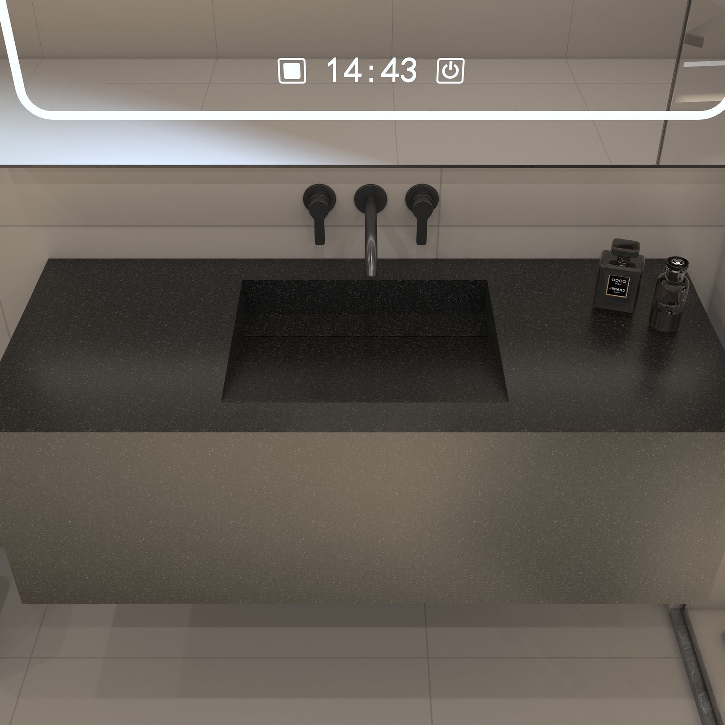 Nemesis Prestige Deep - Vasque Simple Suspendue en Corian®