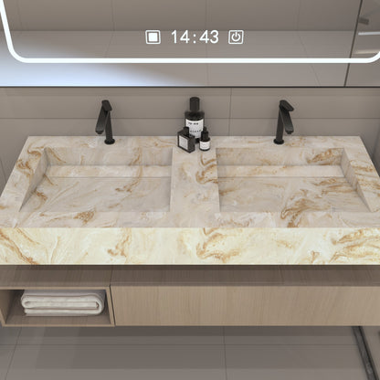 Nemesis Prestige Edge - Vasque Double Suspendue en Corian®