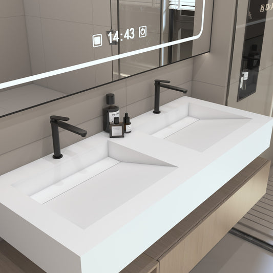 Nemesis Prestige Edge - Vasque Double Suspendue en Corian®