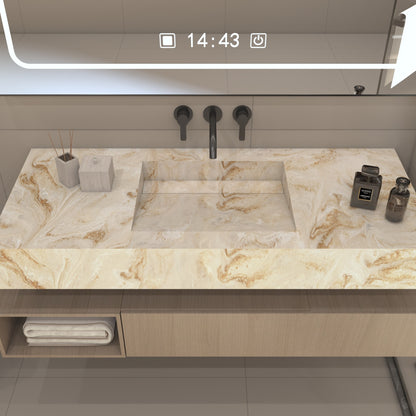 Nemesis Prestige Edge - Vasque Simple Suspendue en Corian®