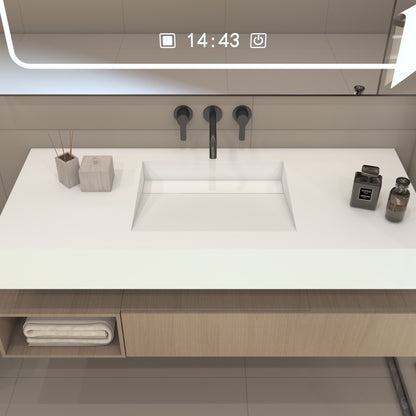 Nemesis Prestige Edge - Vasque Simple Suspendue en Corian®