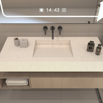 Nemesis Prestige Edge - Vasque Simple Suspendue en Corian®