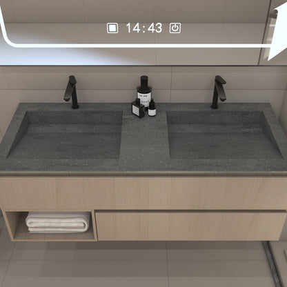 Nemesis Prestige – Vasque Double à Encastrer en Corian®