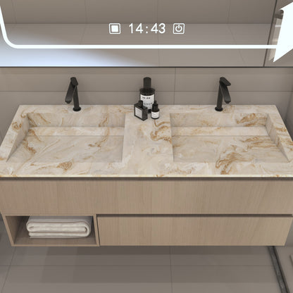 Nemesis Prestige – Vasque Double à Encastrer en Corian®