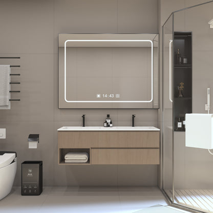Nemesis Prestige – Vasque Double à Encastrer en Corian®