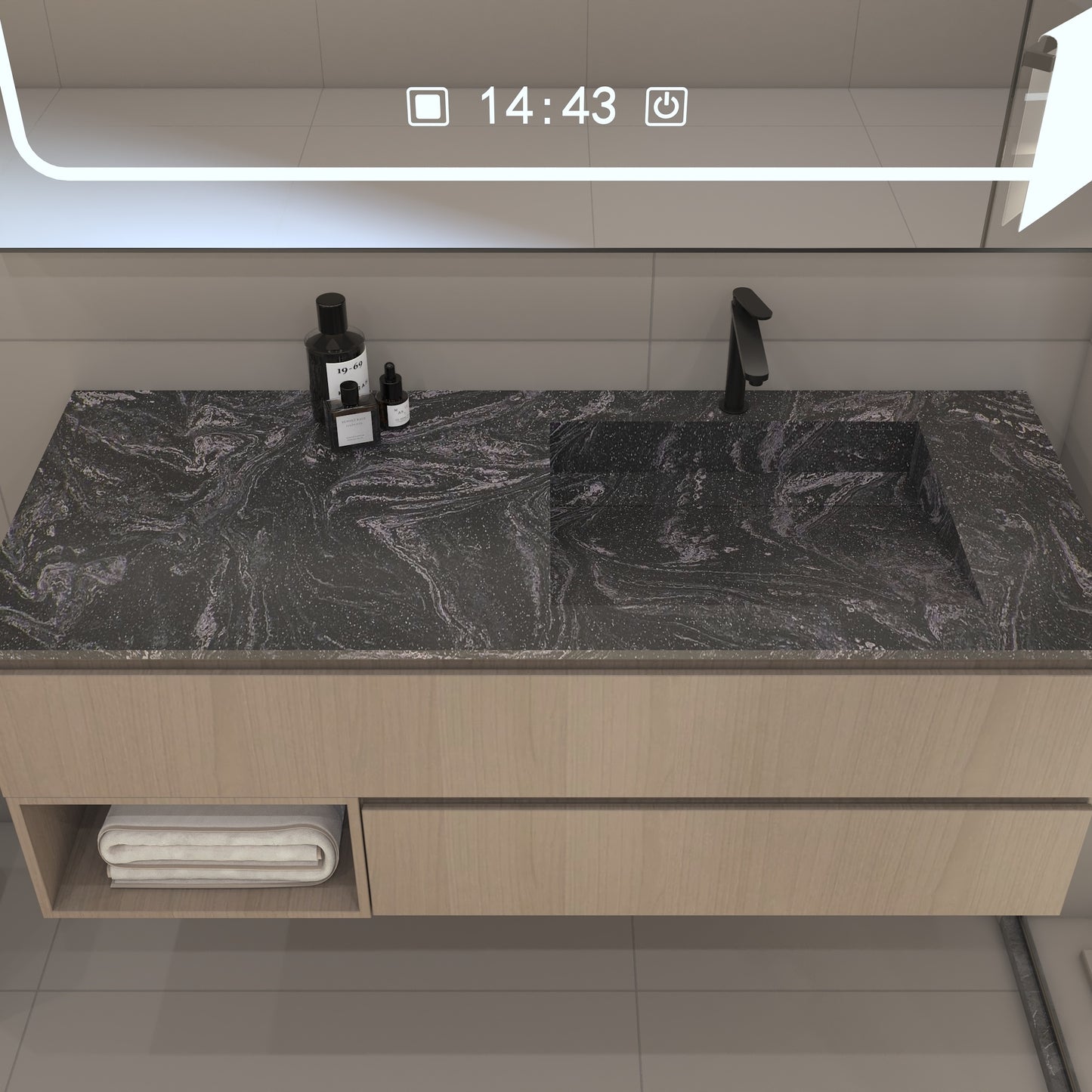 Nemesis Prestige – Vasque Simple à Encastrer en Corian®