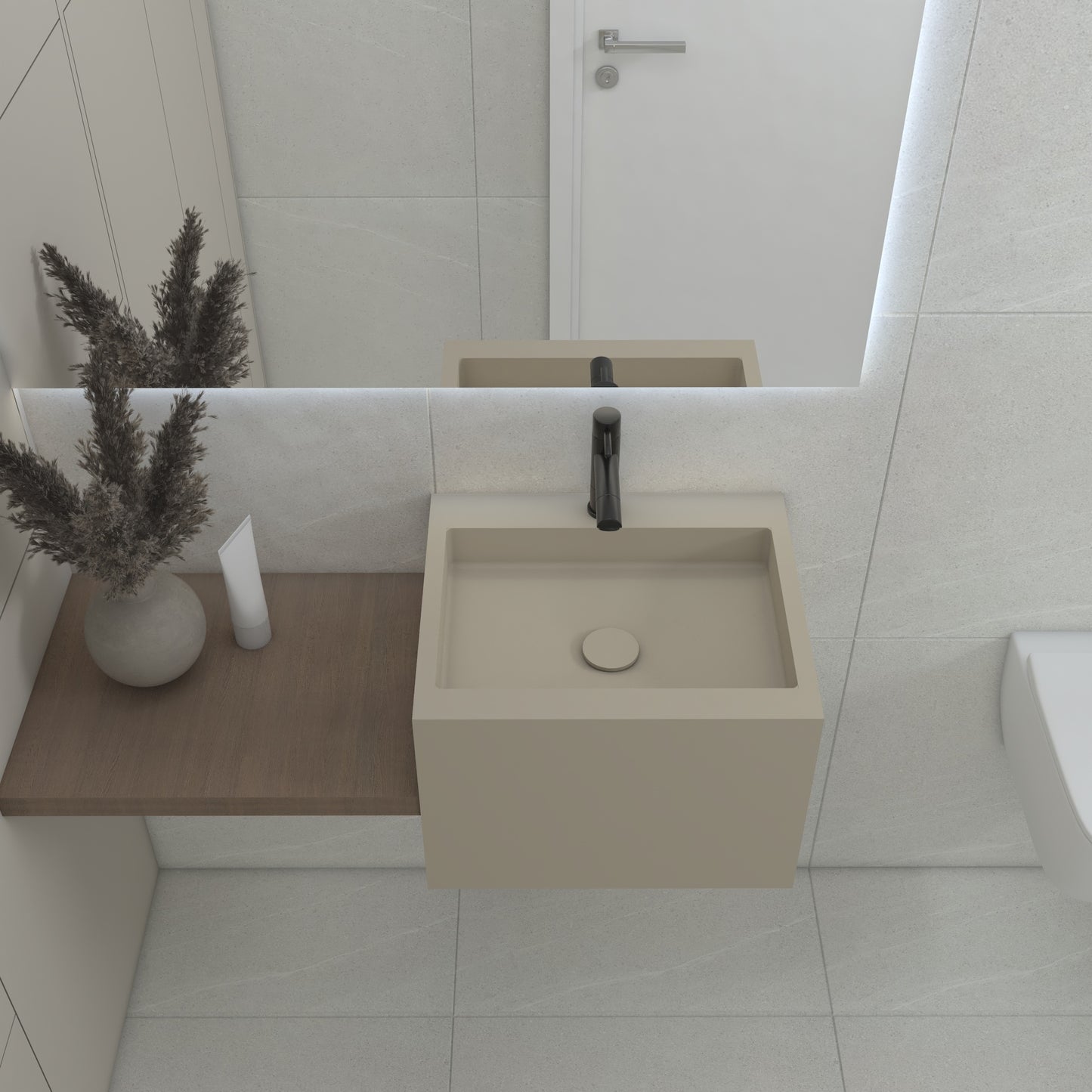 Neptune Essence Deep - Vasque Simple | Format Mini en Corian®