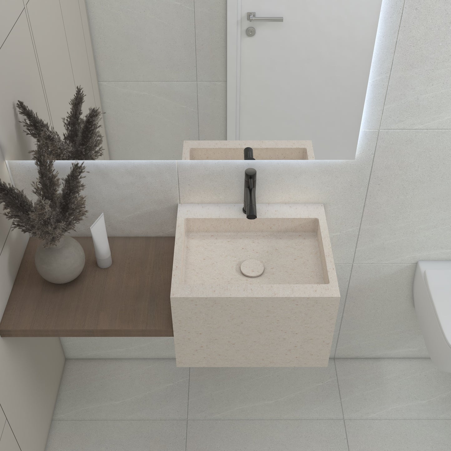 Neptune Essence Deep - Vasque Simple | Format Mini en Corian®