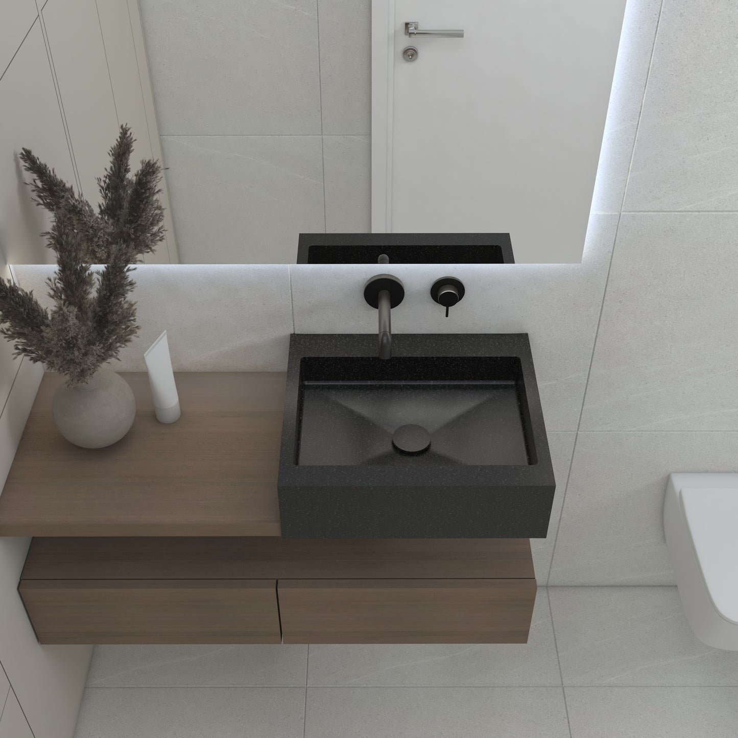 Neptune Essence Edge - Vasque Suspendue | Format Mini en Corian®