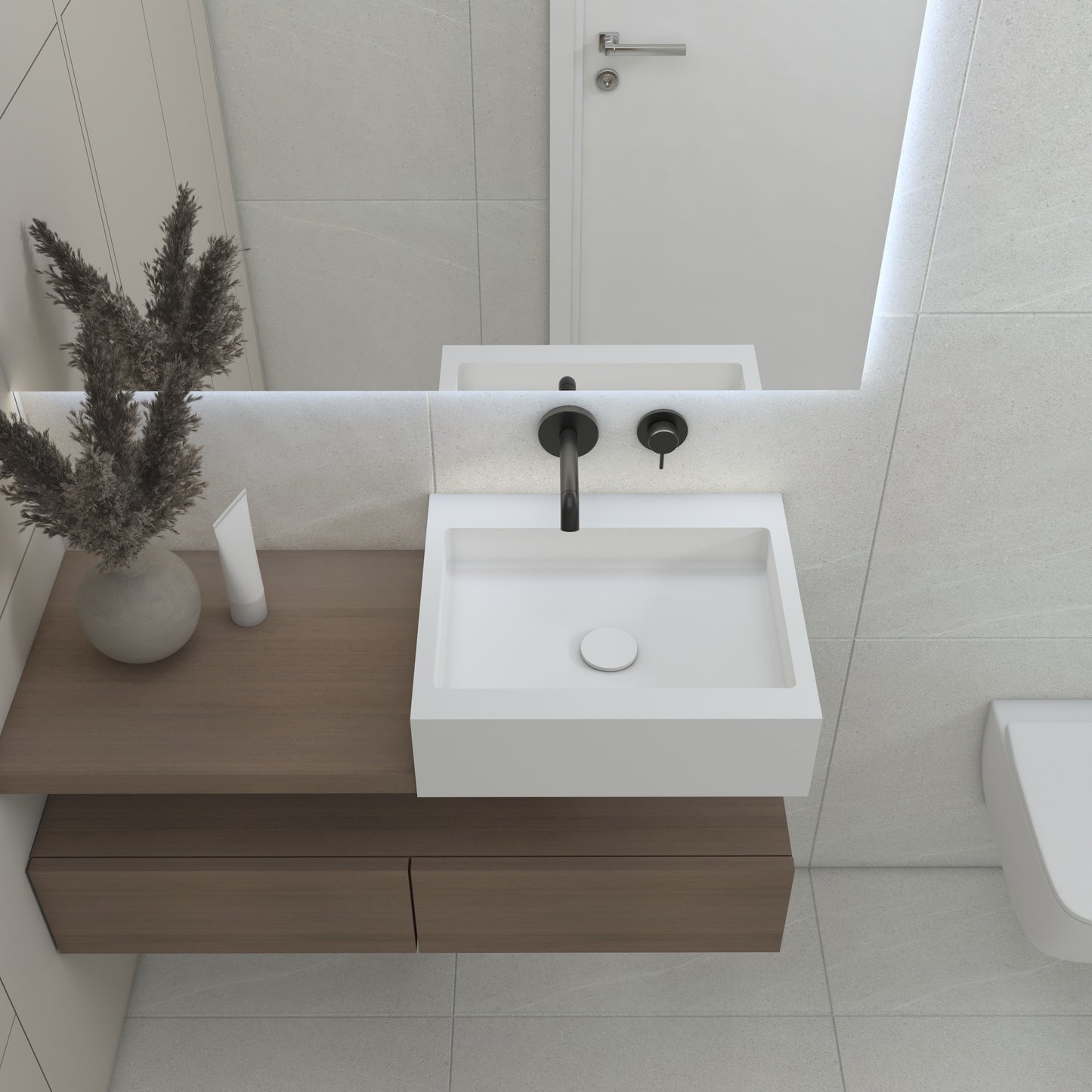 Neptune Essence Edge - Vasque Suspendue | Format Mini en Corian®