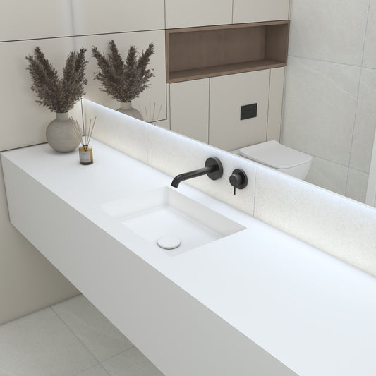 Neptune Prestige Deep - Vasque Simple Suspendue en Corian®