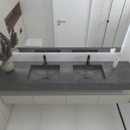 Neptune Prestige Edge - Vasque Double Suspendue en Corian®