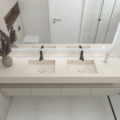 Neptune Prestige Edge - Vasque Double Suspendue en Corian®