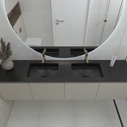 Neptune Prestige – Vasque Double à Encastrer en Corian®
