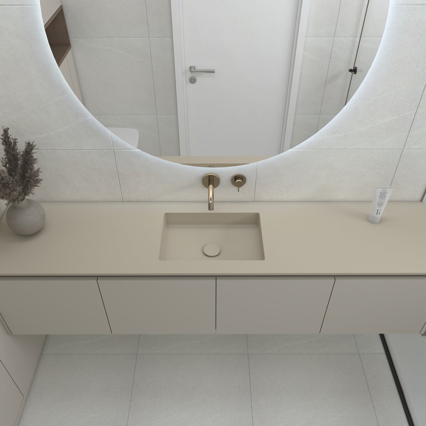 Netuno Prestige – Vasque Simple à Encastrer en Corian®