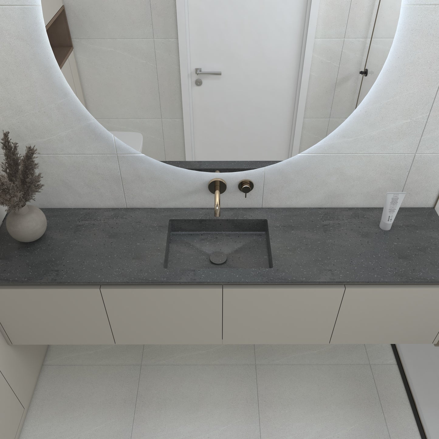 Netuno Prestige – Vasque Simple à Encastrer en Corian®