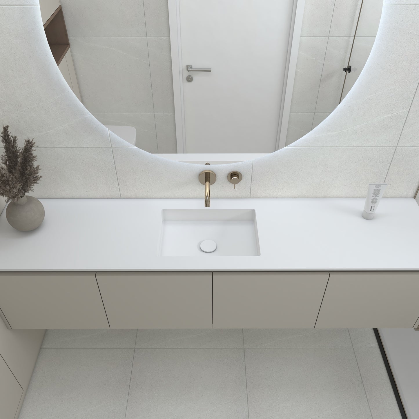 Netuno Prestige – Vasque Simple à Encastrer en Corian®