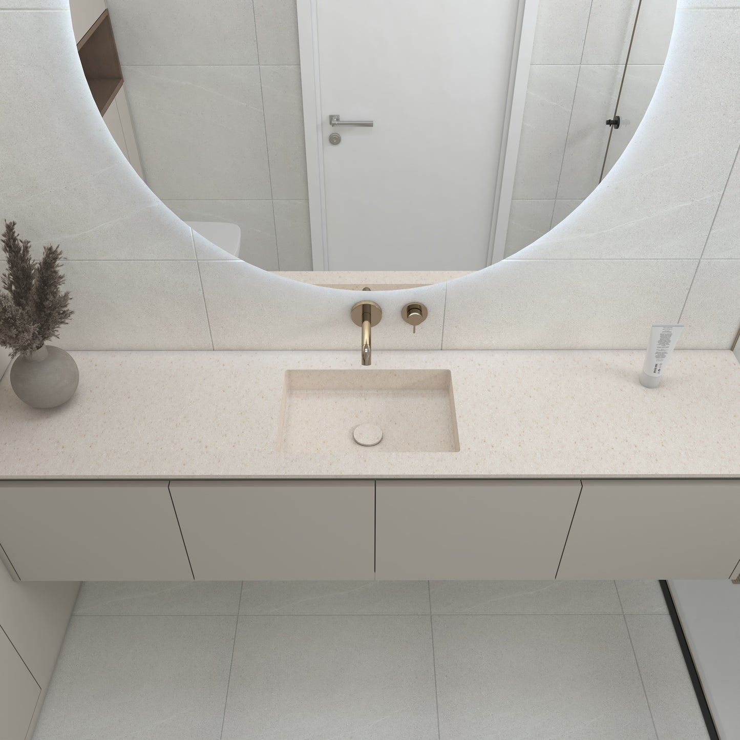 Netuno Prestige – Vasque Simple à Encastrer en Corian®