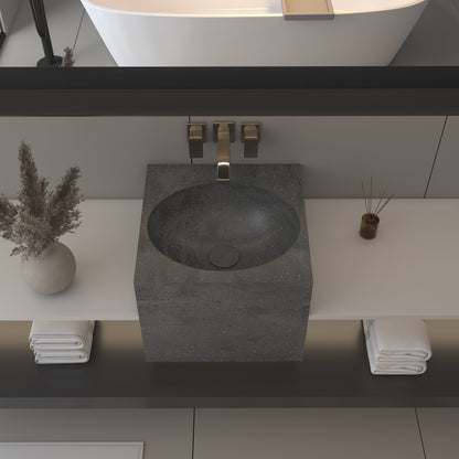 Vulcano Essence Deep - Lavatório Suspenso | Tamanho Mini em Corian®