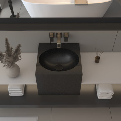 Vulcano Essence Deep - Lavatório Suspenso | Tamanho Mini em Corian®