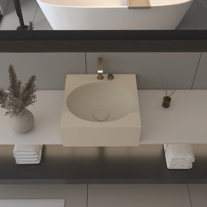Vulcano Essence Edge - Lavatório Suspenso | Tamanho Mini em Corian®