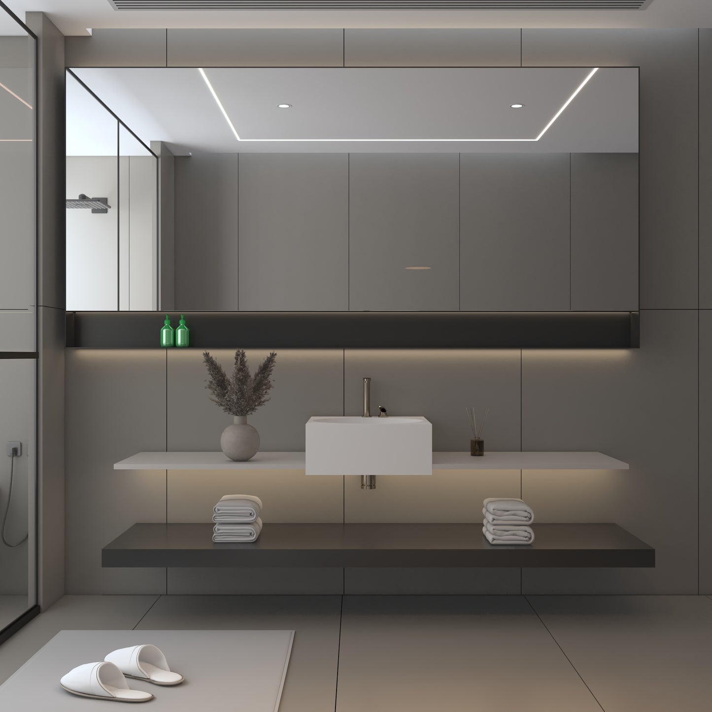 Vulcano Essence Edge - Lavatório Suspenso | Tamanho Mini em Corian®