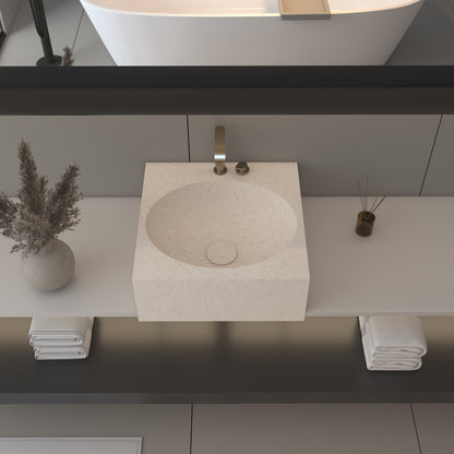 Vulcano Essence Edge - Lavatório Suspenso | Tamanho Mini em Corian®