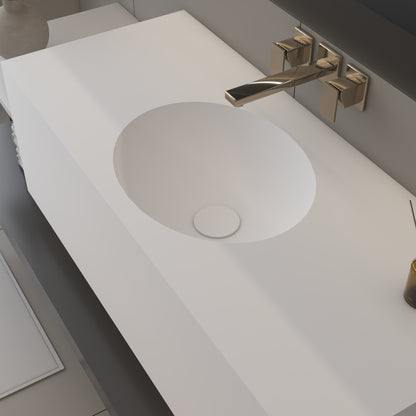 Vulcano Prestige Deep  - Lavatório Simples Suspenso em Corian®