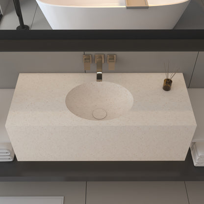 Vulcano Prestige Deep  - Lavatório Simples Suspenso em Corian®