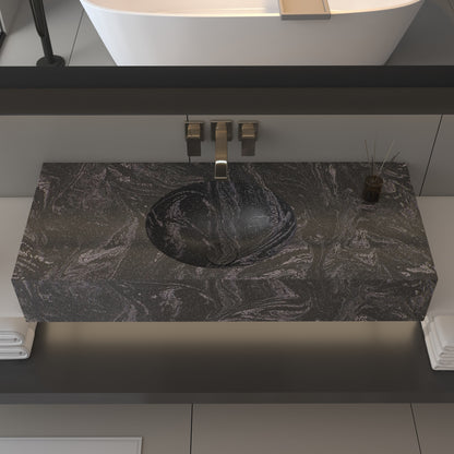 Vulcano Prestige Edge - Lavatório Simples Suspenso em Corian®