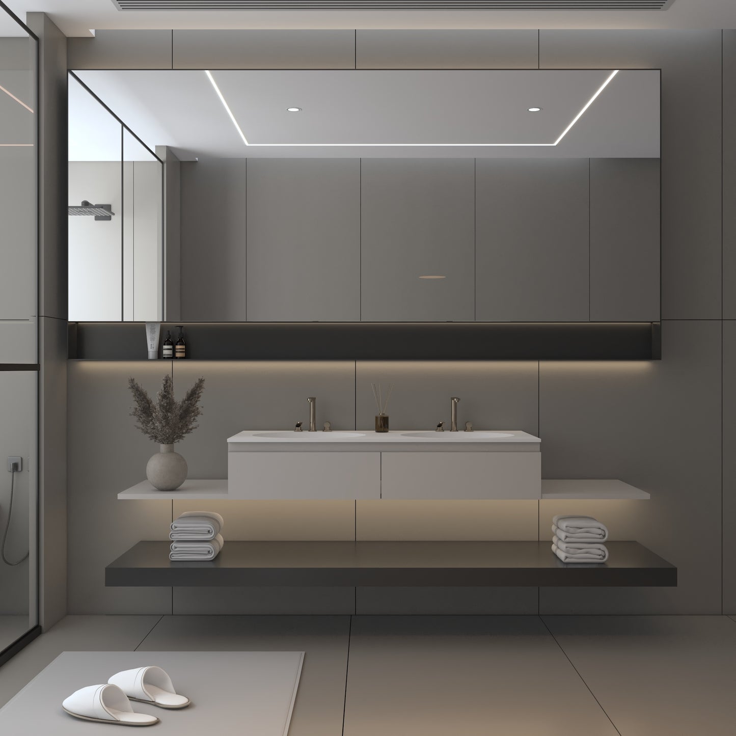 Vulcano Prestige - Lavatório Simples de Encastre em Corian®